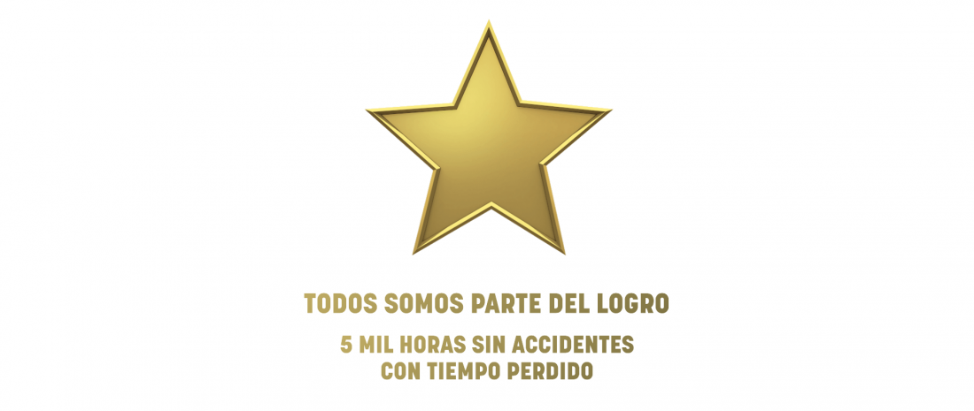 Molyb cumple el "Desafío de las 5 mil horas" sin accidentes con tiempo perdido. ¡Ahora vamos por más!