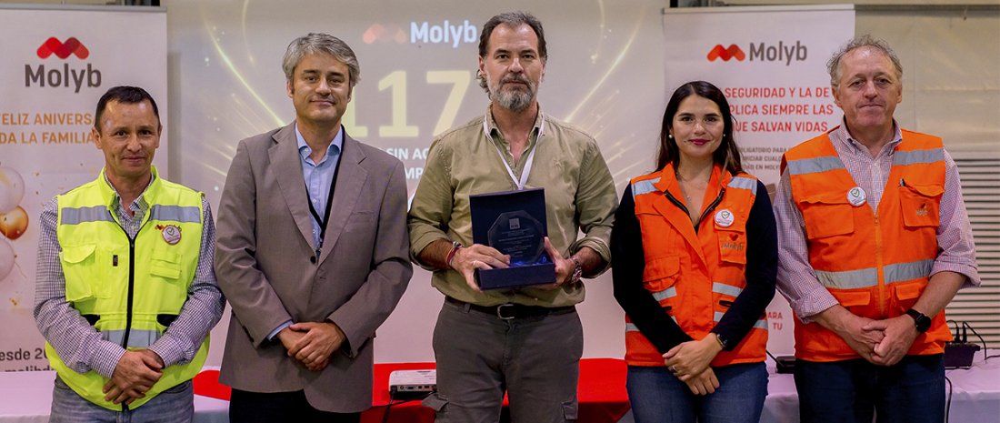 ACHS reconoció la gestión de Seguridad y Salud Ocupacional de Molyb