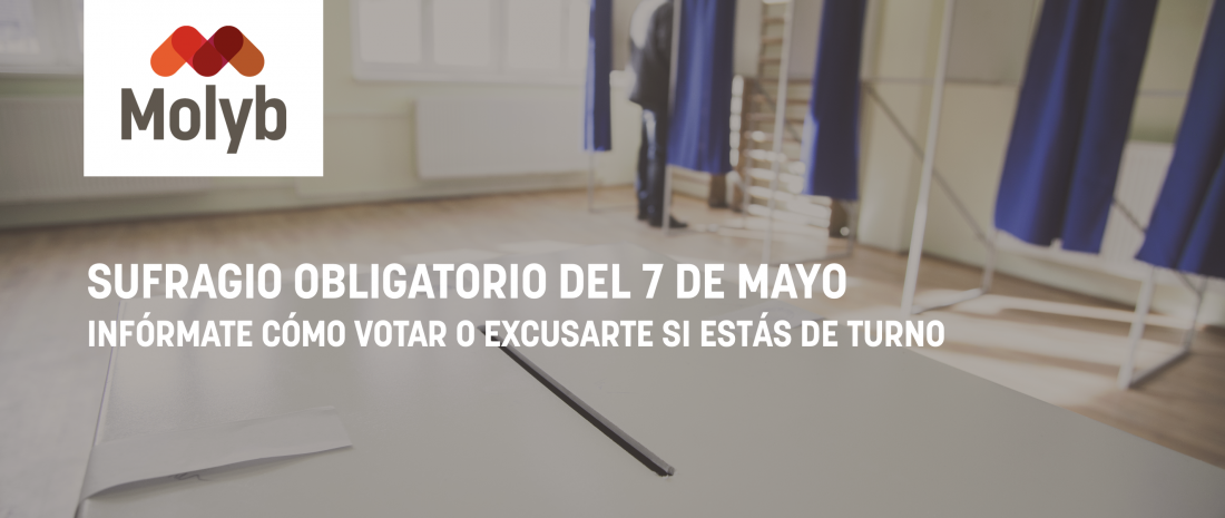 Infórmate sobre cómo votar o excusarte si estás de turno este 7 de mayo